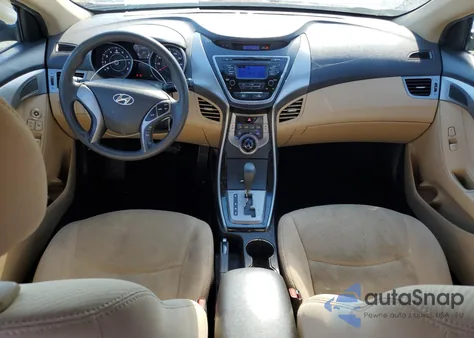 2013 Hyundai Elantra Gls из США, поврежденный, VIN 5NPDH4AE7DH406653